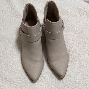 Dolce Vita Cream Ankle Booties